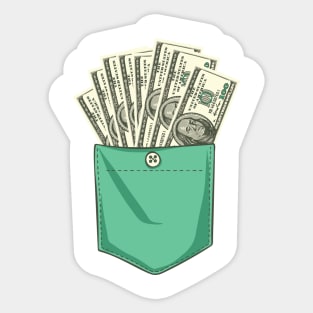 Pocket Money Sticker